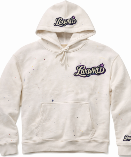 LuxWRLD Signature Cream Oversized Hoodie