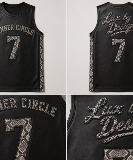 Midnight Reserve Python Leather Sleeveless Jersey – Limited Preorder