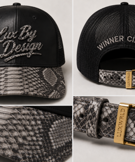 Midnight Reserve Python Trucker Hat – Limited Preorder
