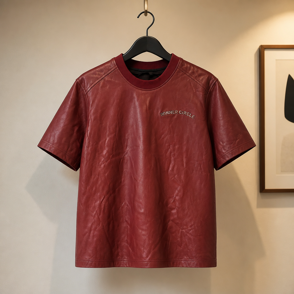 LUXWRLD Signature Leather Tee