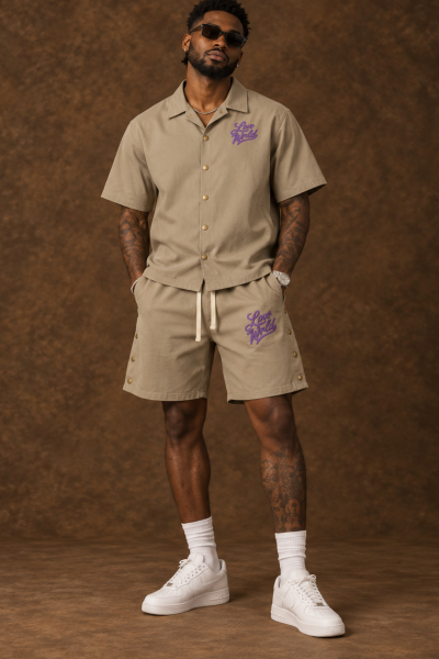 Lux Wrld Taupe Set